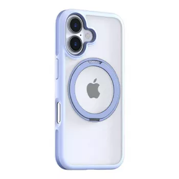 Telefono dėklas Torras Ostand R Fusion iPhone 16, šviesiai mėlynas (X00FX1870)