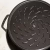 ZWILLING STAUB BRAISERS apvali keptuvė 28 cm, juoda, dugno Ø 22,2 cm