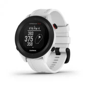 Garmin Approach S12 MIP 43 mm Skaitmeninis 175 x 175 pikselių Liečiamas Ekranas Juodas GPS (palydovas)