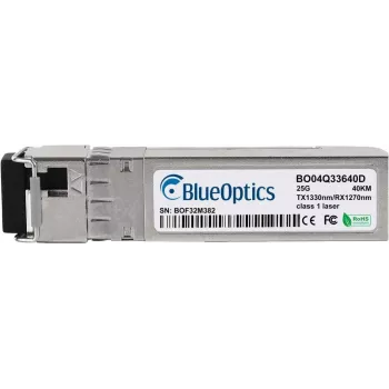 SFP28 siųstuvas-imtuvas BlueOptics BO04Q33640DIN 25GBASE-BX-D vienmodis 25 Gb/s 40 km