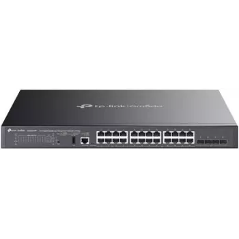 TP-Link SG5428XMPP valdomas L3 jungiklis Gigabit Ethernet (10/100/1000) PoE juodas