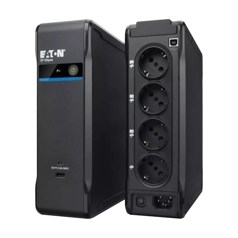 Eaton 3P Ellipse 700 USB DIN 3P700UD nepertraukiamo maitinimo šaltinis (UPS), 700 VA