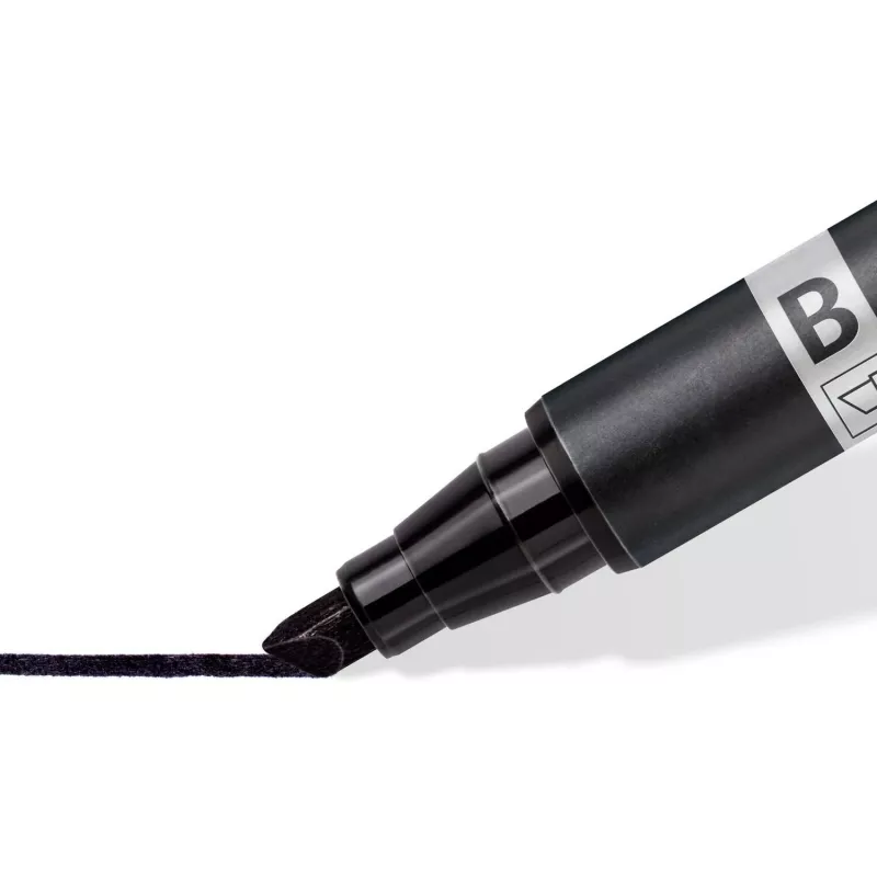 Staedtler Lumocolor permanent duo 348 B juodas nuolatinis markeris 1 vnt.