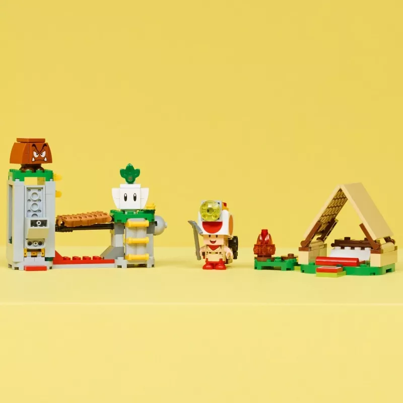 LEGO Super Mario 72040 kapitono Toado stovyklos statybos rinkinys