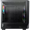 Kompiuterio korpusas Montech X5 Midi Tower Black ATX 3x140mm ventiliatoriai