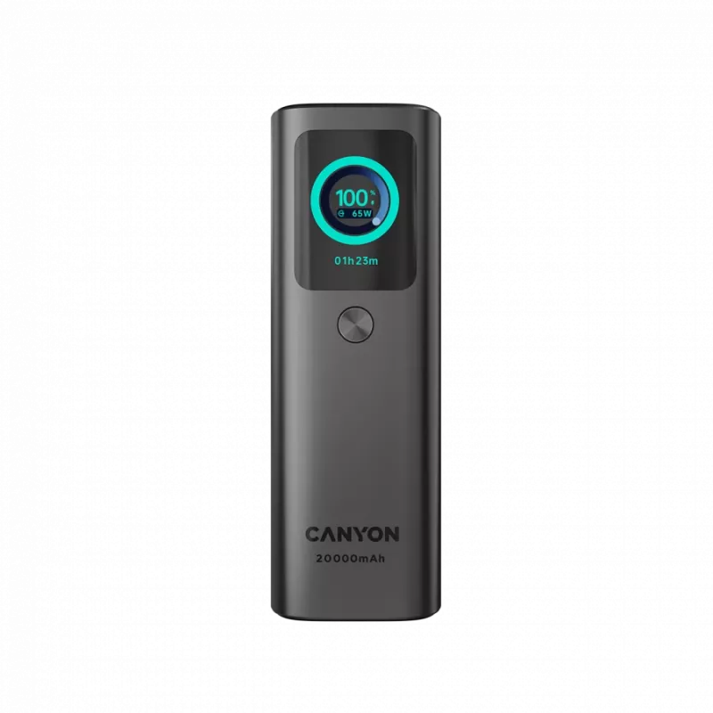 CANYON OnPower 265 20000mAh 165W Aliuminio dėklas Tamsiai pilka
