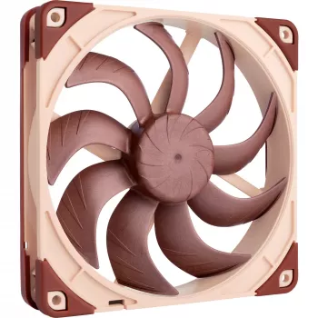 Ventiliatorius Noctua NF-A14x25 G2 PWM 140 mm 1500 RPM SSO2 guolis 4 kontaktų PWM Smėlio spalvos
