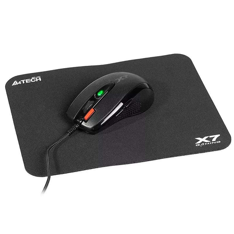 Žaidimų pelė A4Tech X-7120 USB Type-A ambidekstrinė 2000 DPI, 3 ms, laidinė, juoda