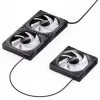 Korpuso ventiliatorius 120 mm Jonsbo ZK-120B ARGB juodas, 120 mm, ARGB apšvietimas