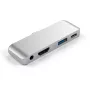 Satechi Aliumininis USB-C Hub skirtas iPad Pro sidabrinis