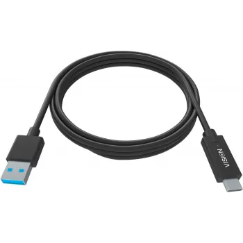 Vision Professional USB laidas - USB A (kištukas) į USB-C (kištukas) - USB 3.1 - 2 m - Juoda