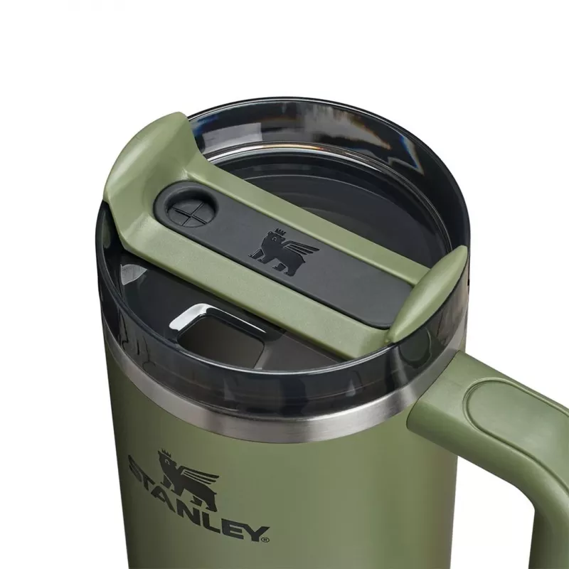 Termosas STANLEY Quencher H2.0 Dried Pine 1.18 L nerūdijančio plieno izoliuotas kelioninis butelis