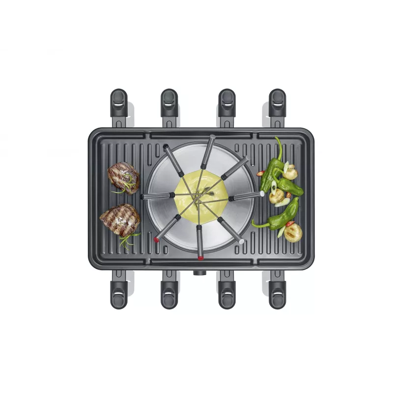 Raclette kepsninė Severin RG 2347 8 asmenims 1400 W juoda