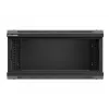 Sieninis spintos stovas LANBERG WF03-5304-10B 19 colių 4U juodas, stiklinės durys