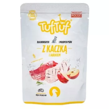 Šlapias šunų ėdalas TufTuf Antis su obuoliu 300 g