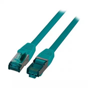 EFB-Elektronik RJ45 jungiamasis kabelis Cat.6A S/FTP LSZH Žalias 1m (MK6001.1GR)