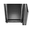 19 colių stelažo spinta LANBERG FF01-6222-23B 22U 600x1200 mm juoda perforuotomis durelėmis