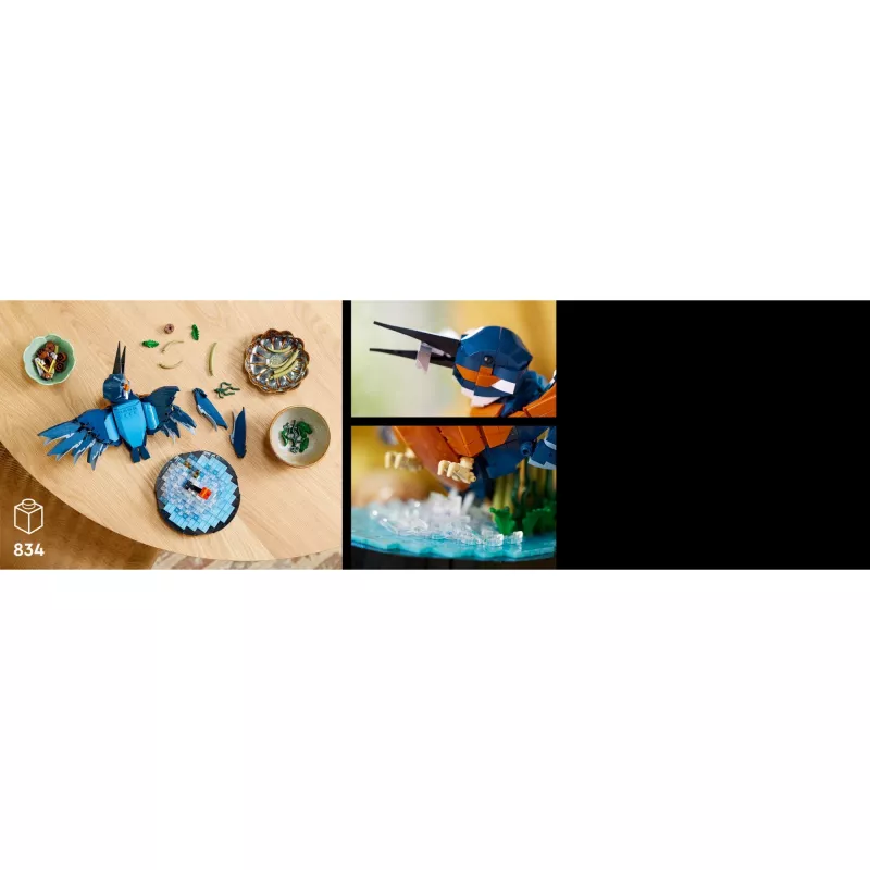 LEGO Icons 10331 rinkinys „Tulžys“ suaugusiesiems, vandens aplinka tarnauja kaip eksponavimo stovas, 834 elementai, 18+