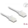 Tinklo kabelis DeLOCK RJ45 Cat.6A kištukas–kištukas 5 m baltas