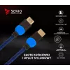 Savio GCL-02 HDMI kabelis 1,8 m HDMI A tipas (Standartinis) Juoda,Mėlyna
