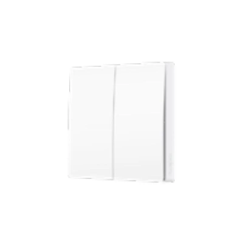 TP-Link Tapo išmanusis šviesos jungiklis 2 grupės 1 kryptis, pakreipiamas, baltas, 91,5 mm, 100,5 mm, 55,5 mm, 200 g