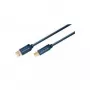 ClickTronic 1.8m USB3.0 A - B laidas, mėlynas (70092)
