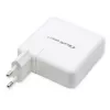 Qoltec GaN Charger FAST 108W | 5-20V | 3-4.7A | USB C | Baltas