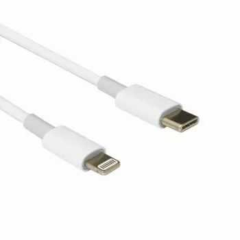 Sbox iPH./8pin M.->TYPEC M. 1M TYPEC-IPH7 baltas
