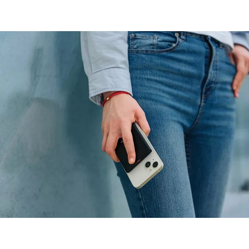 Nešiojamas įkroviklis TRACER AirMag2 — 5000 mAh, MagSafe suderinamas, USB-C PD 20W, belaidis įkrovimas, 115 g, 1 prievadas