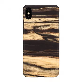Dėklas iPhone XS Max man and wood — baltas juodmedis