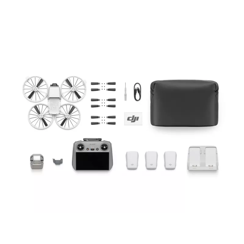 Kvadrakopteris DJI Flip Fly More Combo RC 2 – 4 rotoriai, 48 MP kamera, 3840×2160, maks. greitis 16 m/s, nuotolis 14000 m