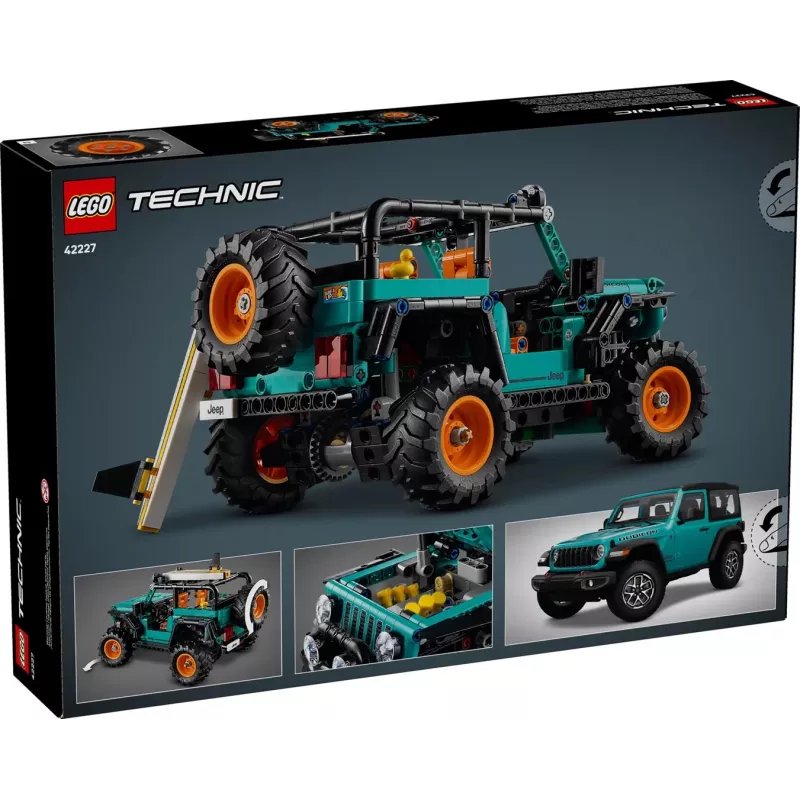 LEGO TECHNIC 42227 Jeep Wrangler Rubicon SUV – Konstrukcinis modelis