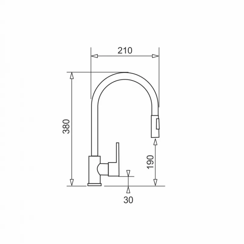 Komplektas – Kriauklė PYRAMIS CAMEA (79x50) 1B 1D R + Maišytuvas IDEA Black Edition - 070168502BE - Volcano
