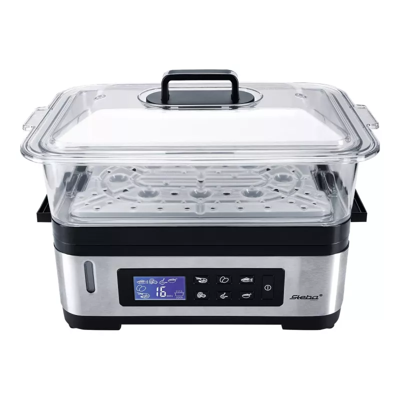 Garinis puodas STEBA DG 2 (1200 W, nerūdijantis plienas / juoda) (05.22.00)