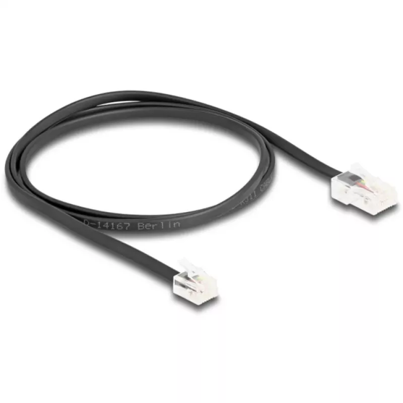 Tinklo kabelis DeLOCK 88035 RJ45 – RJ11 1m juodas