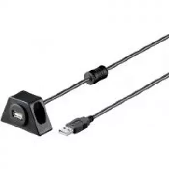 USB ilginimo laidas Goobay USB2.0 0,6 m USB A juodas