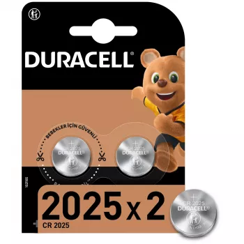 Duracell 2025 CR2025 ličio vienkartinė baterija, 3 V, 2 vnt.