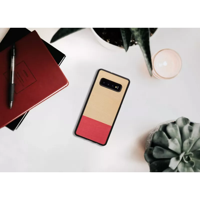 Apsauginis dėklas man and wood Samsung Galaxy S10 Plus — Miss Match Black