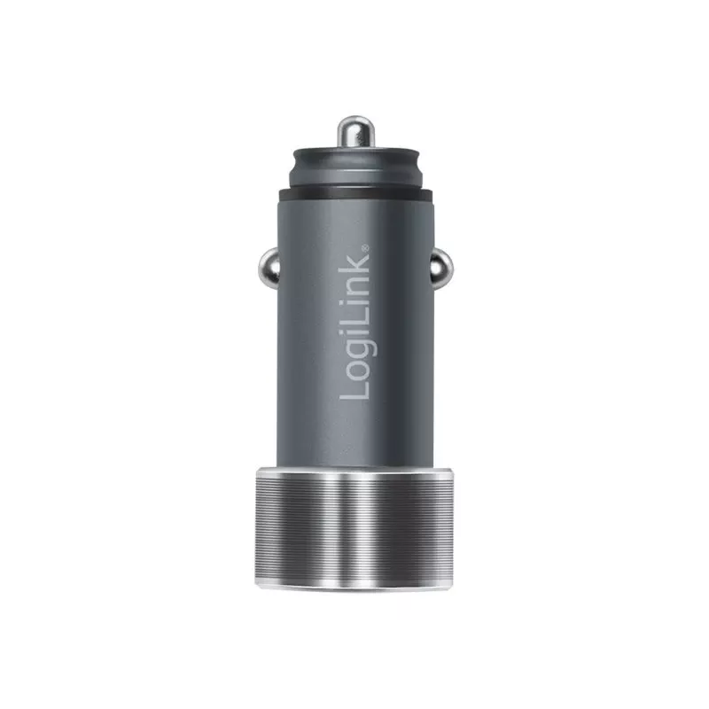 LogiLink automobilinis maitinimo šaltinis 36 W, 3 A, PD 3.0, QC 3.0, 2 išėjimai (USB, USB-C 24 kontaktų)
