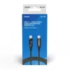 Savio CL-174 USB-C–USB-C kabelis, 100 W, Power Delivery/Quick Charge, skaitmeninis ekranas, 1 m, žalias