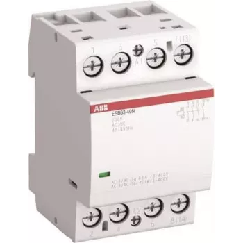 ABB ESB63-40N-06 Įrengimo kontaktoriai 4 NO/0 NC, 230 V AC/DC (1SAE351111R0640)