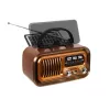 Nešiojamas analoginis AM/FM radijas RA16 su saulės baterija