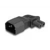 Maitinimo adapteris DeLOCK 80473 C14 į C7 2,5 A 90° juodas