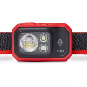Žibintvietė Black Diamond Storm 450 Black, Red Headband