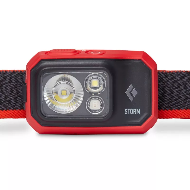 Žibintvietė Black Diamond Storm 450 Black, Red Headband