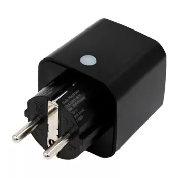 Shelly Plug PM Gen3 Matter 13A išmanusis kištukas, juodas