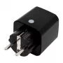 Shelly Plug PM Gen3 Matter 13A išmanusis kištukas, juodas