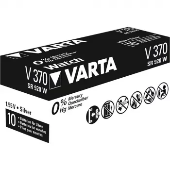 Vienkartinė baterija Varta V370