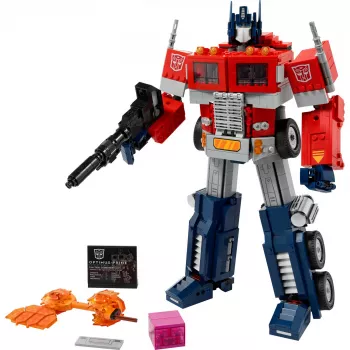 LEGO® 10302 Icons Optimus Prime, Transformers Robotų Modelio Rinkinys