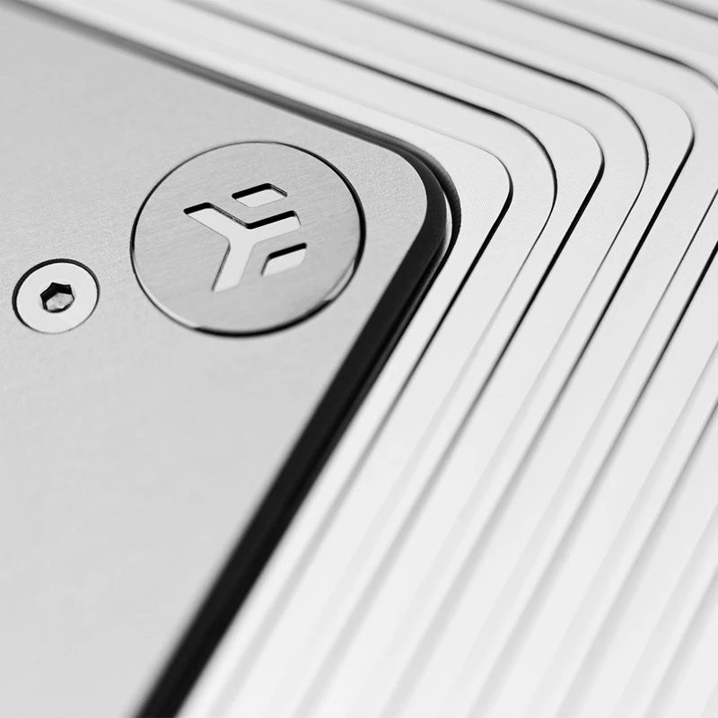 EK Water Blocks galinė plokštė sidabrinė 1 vnt. — kompiuterio aušinimo sistemos aksesuaras